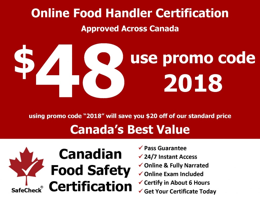 Canadian Food Safety Canada's Best Value Food Handler Certificate