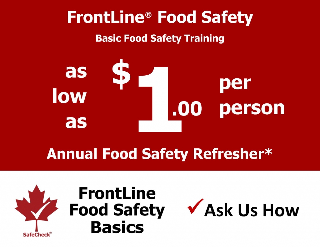 Canadian Food Safety Canada's Best Value Food Handler Certificate
