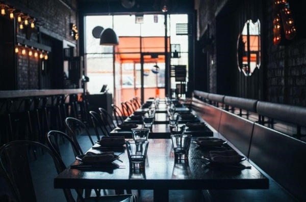 A clean and well-managed restaurant interior